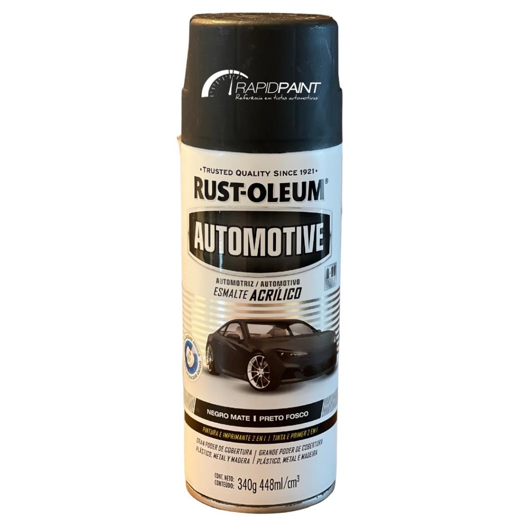 SPRAY PRETO FOSCO PREMIUM 448ML RUST OLEUM - TUBO