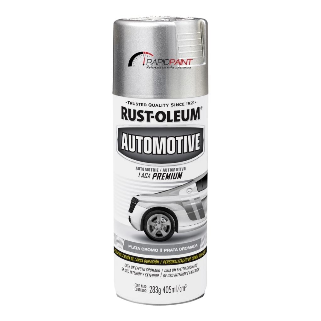 SPRAY PRATA CROMADO LACA PREMIUM 405ML RUST OLEUM - TUBO