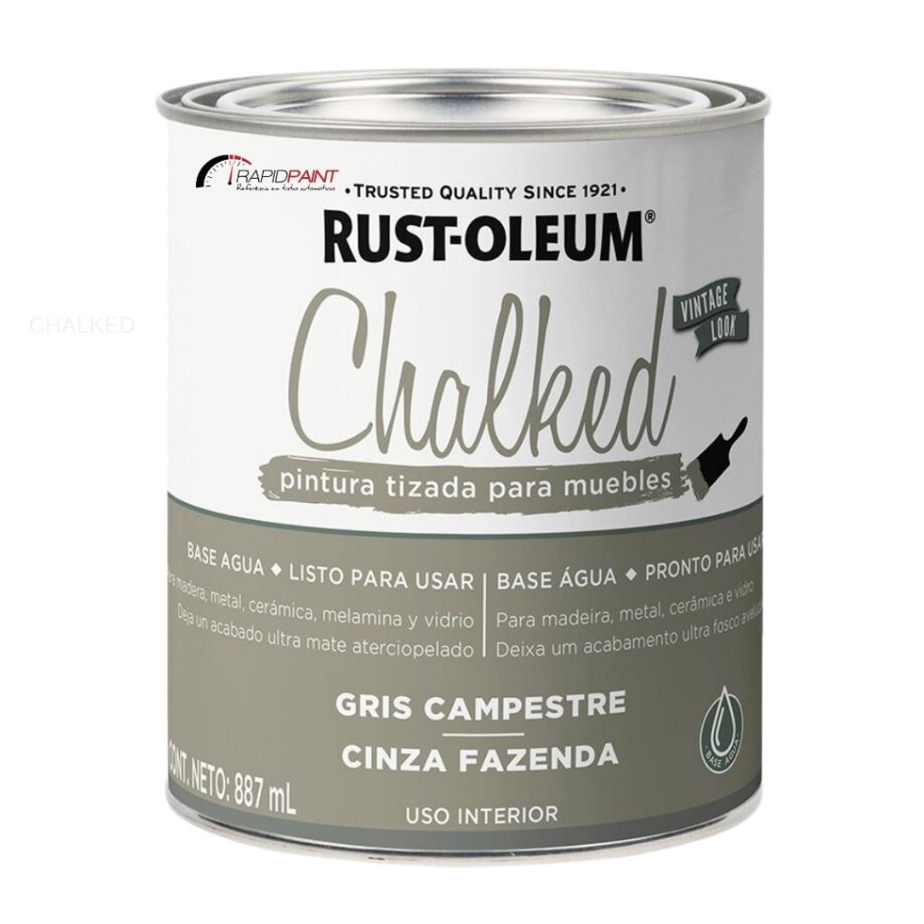 CHALKED GIZ CINZA CAMPESTRE 837ML RUST OLEUM - LATA