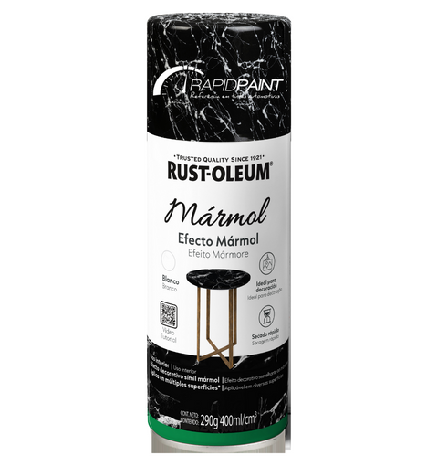 SPRAY EFEITO MÁRMORE LINHAS BRANCA  400ML RUST OLEUM - TUBO