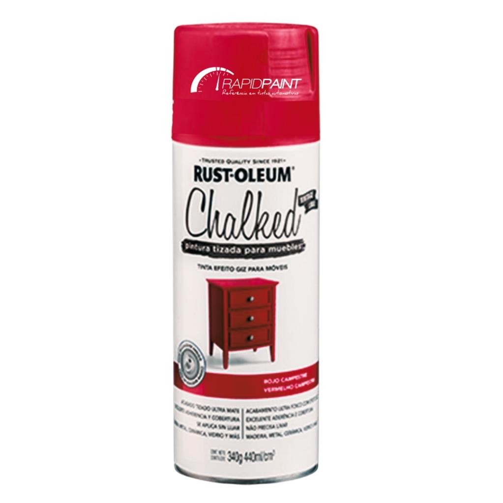 SPRAY CHALKED GIZ VERMELHO CAMPESTRE 440ML - TUBO