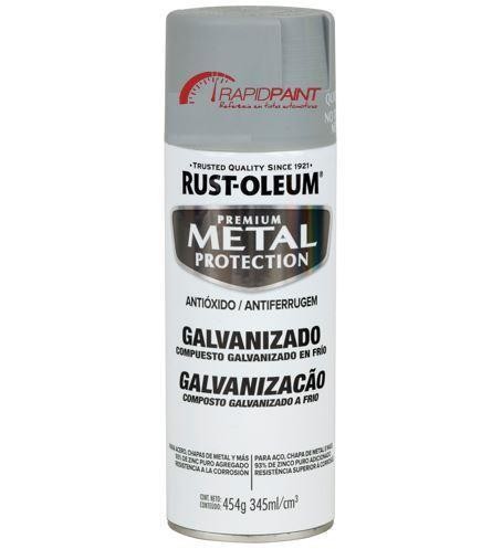 SPRAY GALVANIZADO CINZA  METAL PROTECTION  454 GRS RUST OLEUM - TUBO