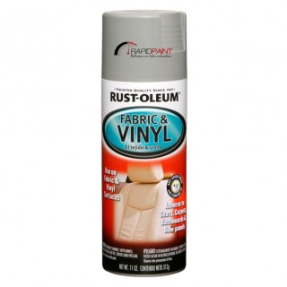SPRAY VINIL & TECIDO CINZA ACETINADO 312GRS RUST OLEUM - TUBO