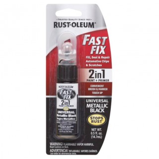 CANETA TIRA RISCO FAST FIX PRETO METÁLICO RUST OLEUM - PEN