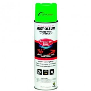 SPRAY DEMARCAÇÃO VERDE FLUOR "AGUA" 485GRS RUST OLEUM - TUBO