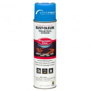 SPRAY DEMARCAÇÃO AZUL FLUOR "AGUA" 485GRS RUST OLEUM - TUBO