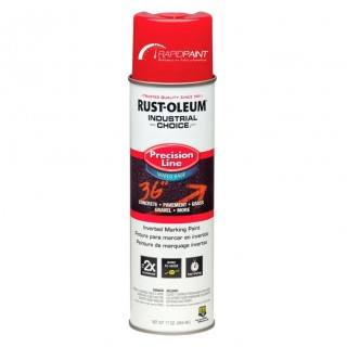 SPRAY DEMARCAÇÃO VERMELHO "AGUA" 485GRS RUST OLEUM - TUBO