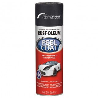 SPRAY ENVELOPAMENTO PRETO FOSCO 312GRS RUST OLEUM - TUBO