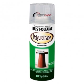 SPRAY VERNIZ PARA MADEIRA POLIURETANO SEMI-BRILHO 439ML RUST OLEUM - TUBO