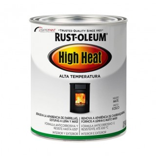 TINTA  ALTA TEMPERATURA PRETO PARA CHURRASQUEIRA  946ML RUST OLEUM - TUBO
