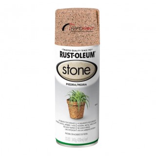 SPRAY EFEITO PEDRA STONE SIENA BEIGE 430ML RUST OLEUM - TUBO