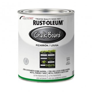 TINTA LOUSA PRETA 887ML RUST OLEUM - LATA