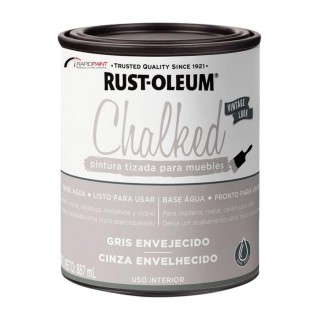 CHALKED GIZ CINZA ENVELHECIDO 837 ML RUST OLEUM - LATA