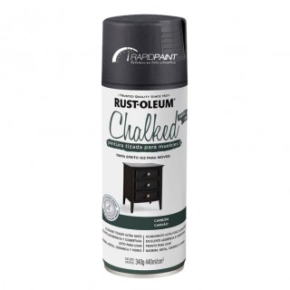 SPRAY CHALKED GIZ CINZA CARVÃO 340GRS RUST OLEUM - TUBO