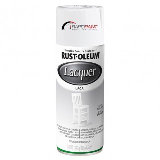 SPRAY LACA  BRANCO BRILHANTE 395ML RUST OLEUM - TUBO