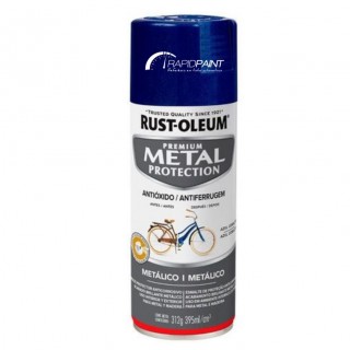 SPRAY AZUL COBALTO METALICO METAL PROTECTION 395ML RUST OLEUM - TUBO