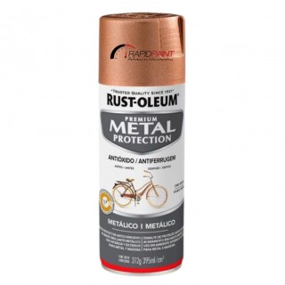 SPRAY OURO ROSA METÁLICO METAL PROTECTION 395ML RUST OLEUM - TUBO