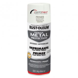 SPRAY PRIMER BRANCO METAL PROTECTION 430ML RUST OLEUM - TUBO