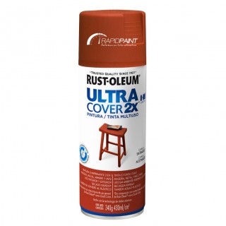 SPRAY CANELA ACETINADO ULTRA COBERTURA 2X 430ML RUST OLEUM - TUBO