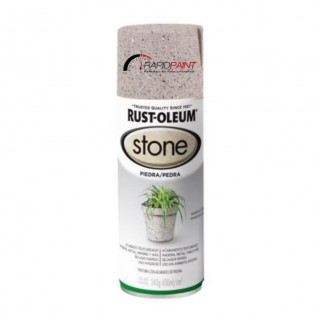 SPRAY  EFEITO PEDRA STONE MARROM CLARO  430ML RUST OLEUM - TUBO
