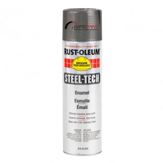 SPRAY ESMALTE AÇO INOX INDUSTRIAL 426GRS RUST OLEUM - TUBO