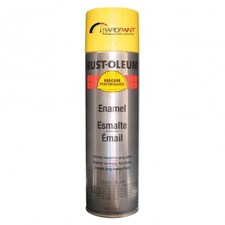 SPRAY ESMALTE AMARELO SEGURANCA ANTIFERRUGEM INDUSTRIAL 425GRS RUST OLEUM - TUBO