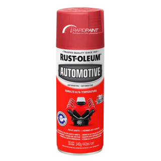 SPRAY  VERMELHO FOSCO ALTA TEMPERATURA 1093C  340GRS - TUBO