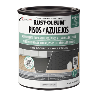 TINTA PISO E AZULEJO CINZA ESCURO 946ML RUST OLEUM - LATA