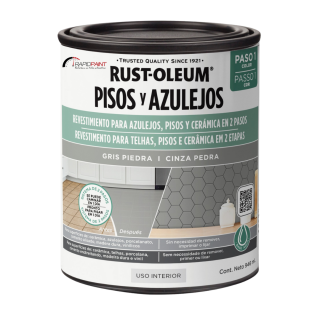 TINTA PISO E AZULEJO CINZA PEDRA 946ML RUST OLEUM - LATA