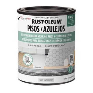 TINTA PISO E AZULEJO CINZA PEROLA 946ML RUST OLEUM - LATA