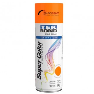 SPRAY LARANJA FLUOR  350ML TEKBOND - TUBO