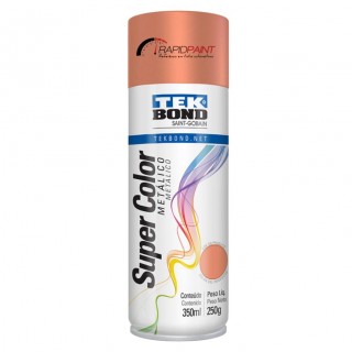 SPRAY COBRE ROSE METÁLICO  350ML TEKBOND - TB