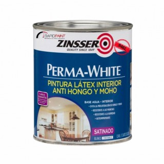 TINTA ANTI MOFO PERMA WHITE BRANCO ACETINADO 946ML RUST OLEUM - LATA