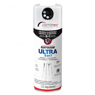 SPRAY BRANCO BRILHANTE 5 X 1 430ML RUST OLEUM - TUBO