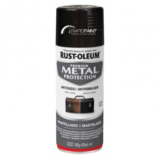 SPRAY MARTELADO PRETO 430ML - RUST OLEUM - TUBO