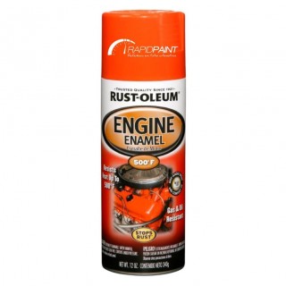 SPRAY LARANJA  ALTA TEMPERATURA MOTOR 260C  340ML RUST OLEUM - TUBO