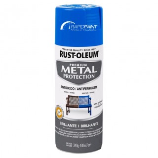 SPRAY AZUL ELETRICO BRILHANTE  METAL PROTECTION 430ML RUST OLEUM - TUBO