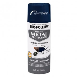 SPRAY AZUL ULTRAMARINHO ACETINADO METAL PROTECTION 430ML RUST OLEUM - TUBO