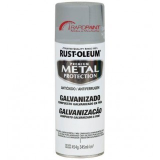 SPRAY GALVANIZADO CINZA  METAL PROTECTION  454 GRS RUST OLEUM - TUBO