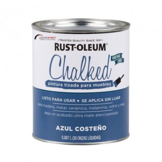 CHALKED GIZ AZUL COSTEIRO 887ML RUST OLEUM - LATA