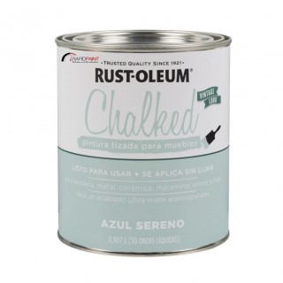 CHALKED GIZ AZUL CALMO 887 ML RUST OLEUM - LATA
