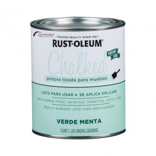 CHALKED GIZ VERDE MENTA 887ML RUST OLEUM - LATA