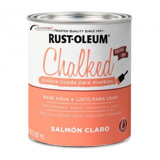 CHALKED GIZ SALMAO CLARO 887ML RUST OLEUM - LATA