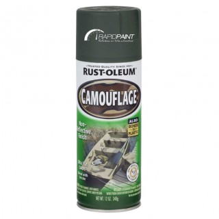 SPRAY CAMUFLADO VERDE FLORESTA 340GRS RUST OLEUM - TUBO